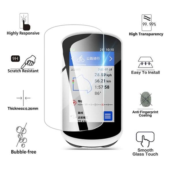 1-5PCS Tempered Glass for Garmin Edge Explore2 Screen Protector Protector glass For Garmin Edge Explore 2 Protective Film