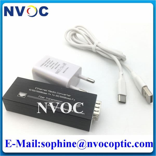 2Pcs Telecom Grade Mini 155M/1.25G SFP Fiber Port RJ45 Gigabit Media Converter 10/100/1000M Ethernet Transceiver Optic Switch