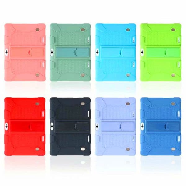 Funda Tablet 10.1 Universal Case Soft Silicone for 10 10.1 inch Android Tablet PC Soft Shockproof Cover Case L 9.44in W 6.69inch