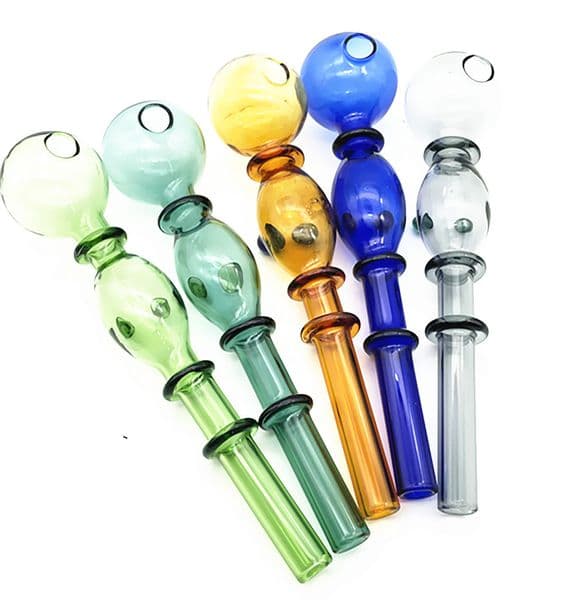 Water Pipe Glass Oil Burner Pipes Approx 140mm