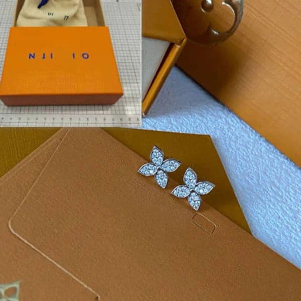 Gold-Plated Sier Plated Designed A Four Leaf Clover Style Designer Earrings High-Quality Jewelry Charming Stud Matching Love b317 b118 Q260520