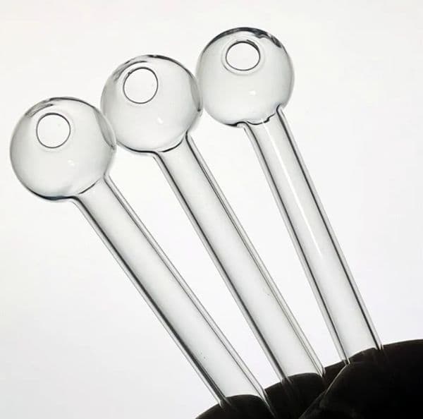 Shenzhuglass Glass Oil Burner Pipe Clear Color quality pipes transparent Great Tube tubes Nail tips 7cm 10cm 12cm