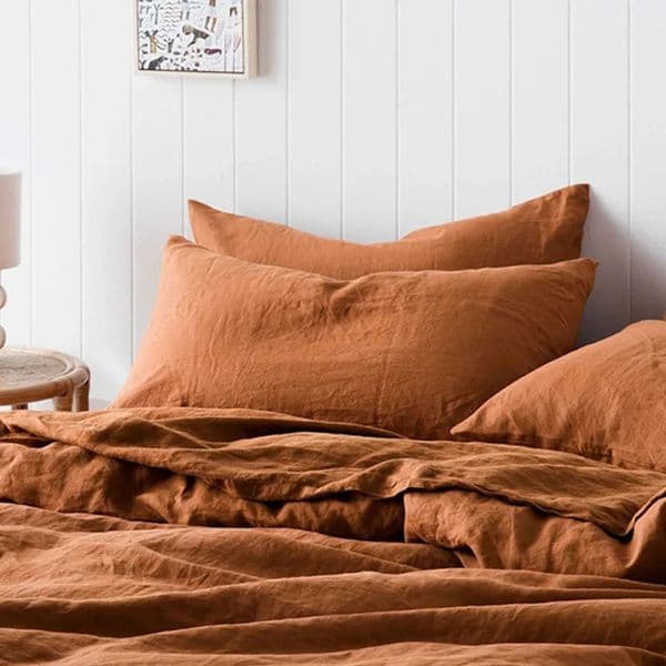 Solid Color 100% Pure Linen Throw Pillow Case Euro Sham for BedCustom Size Envelope Cushion Cover Decoration Pillowcase 240626