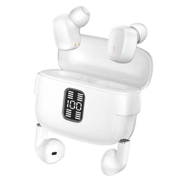 J32 earphones F10 genuine copper ring four earphones mti-color charging cpartment with numerical touch sn earphones Y260522