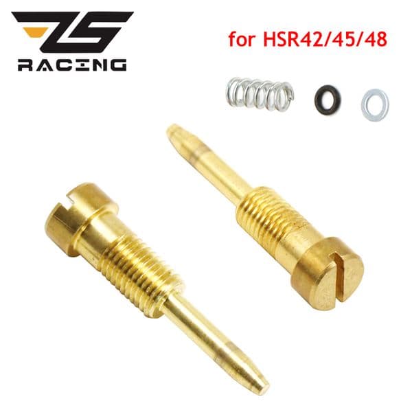 zs racing for mikuni carburetor air pilot screw set hsr pilot air screw hsr42 hsr45 hsr48 60426014