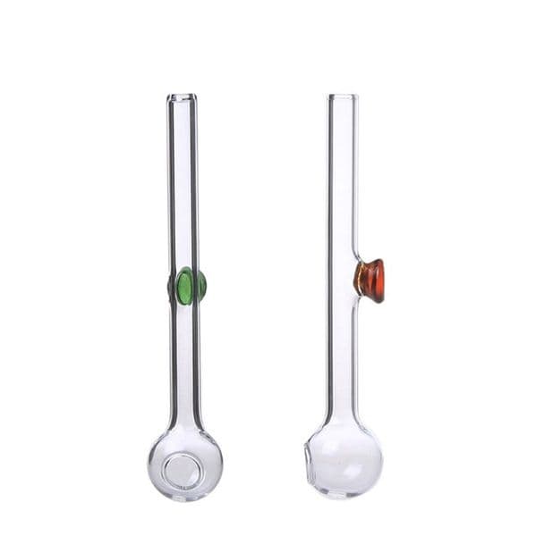 Hot Sale Glass Oil Burner Pipes Pyrex Oil Burner Glass Spoon Pipes Different Colored Balancer Hand Tobacco Pipes for Smoking Accessories
