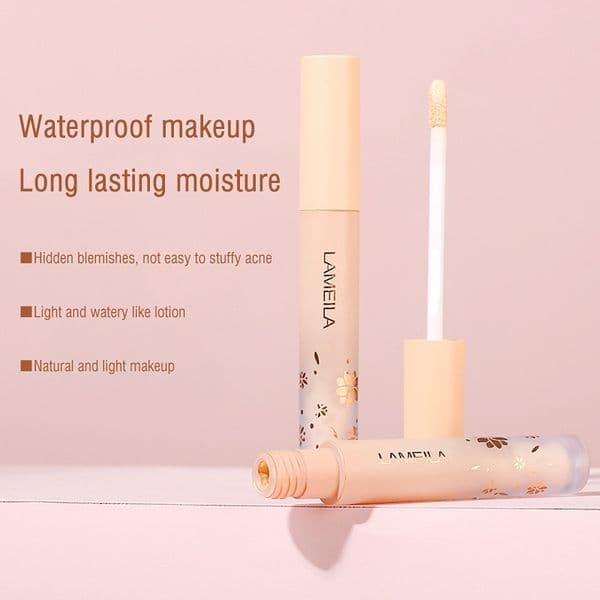 Face Concealer Long Lasting Cover Dark Circles Acne Pores Liquid Concealer Oil Control Shading Highlighter Face Makeup Cometics