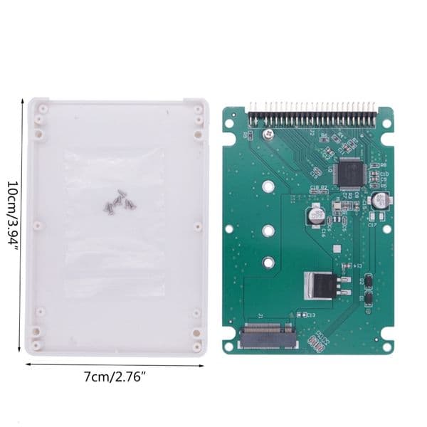 MSATA to IDE2.5 inch Adapter Card Enclosure Box M.2 SSD to 2.5" IDE Converter Support 2230 2242 2260 2280 SSD Dropship
