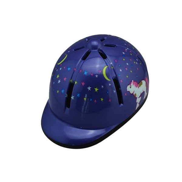 Boys Girls For Kids Universal Horse Riding Helmet Printed Protective Gear PVC Outdoor Sports Equestrian Equipment Cycling