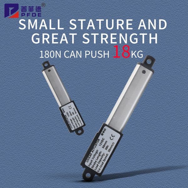 stroke 10mm-150mm DC12V Mirco Electric Linear Actuator 30N/60N/90N/180N Motor Controller Mini Eectric Push Rod Putter