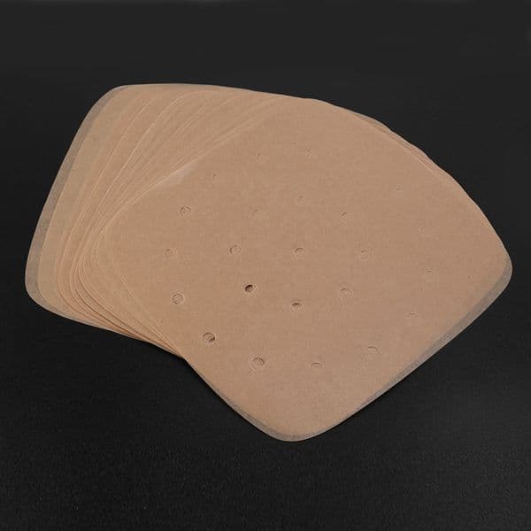 Quality 200Pcs Square Air Fryer Liners, Non-Stick Steamer Mat Perforated Unbleached Parchment Paper Air Fryer Liners