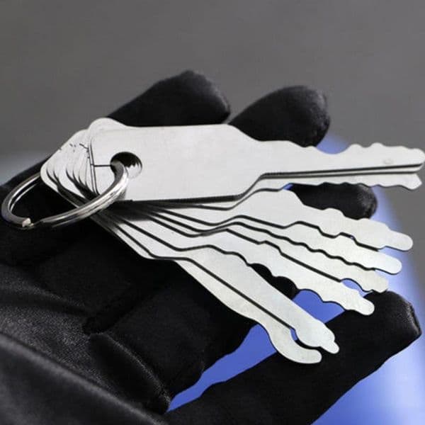 10PCS Key Dual Sided Car Unlock Lock Repair Open Effective Tool Set Kit Lift Kits Parts Auto Replacement Parts