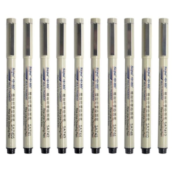 Multiliner Pens Great for Artists Sketching Technical Drawing Scrapbook Planners