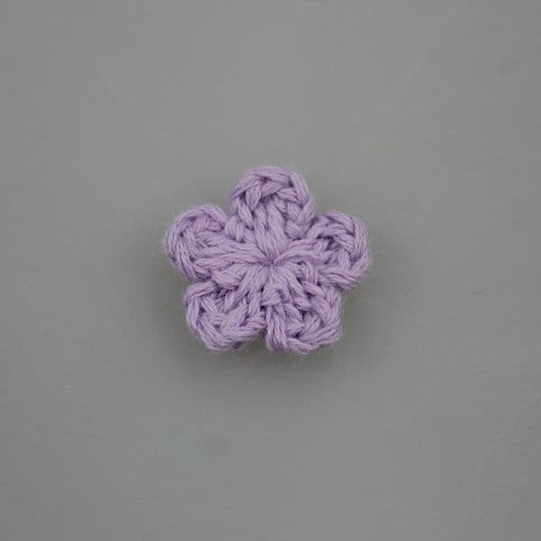 10Pcs Colorfull Small Flower 19 Color 1cm Hand Hook Wool Flower Handmade DIY Accessories Clothing Fine Handmade Decoration