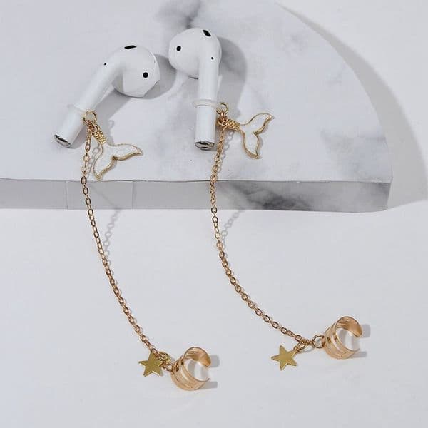 Bluetooth Earphone Anti Loss Earrings Protective Earhooks Secure Fit Hooks Anti-lost Ear Clip Earphone Holders For Apple AirPods
