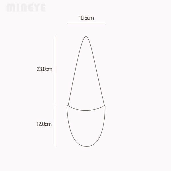 1pc Simple Ceramics Wall Hanging Flower Pots White Hanging Basket Plant Holder Nordic Style Creative Home Decorations