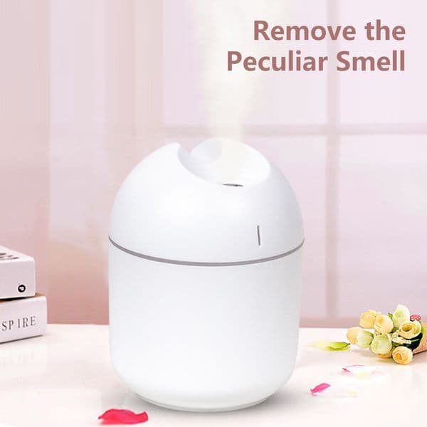 USB Charging Car Air Humidifier Diffuser 250ml Mini Air Humidifier Essential Oil Diffuser With Colorful Night Light For Office