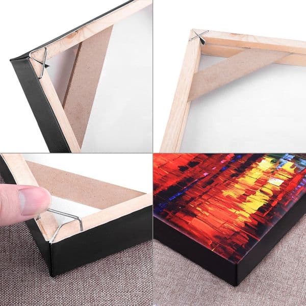 DIY Wooden Canvas Frames Stretcher Bars Kit Accessories for Gallery Wrap Oil Painting Wall Art Picture Prints Diamond Home Decor