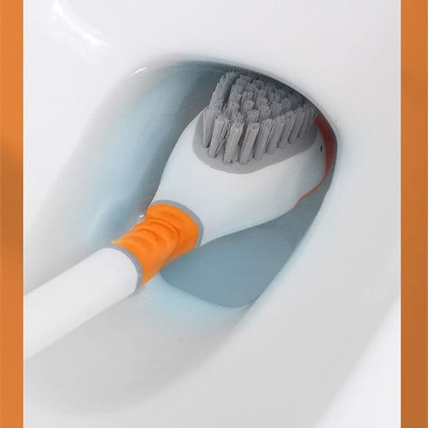 Cute Duck-Shaped Silicone Toilet Brush Wall Hanging Soft Glue Brush and Bracket Cleaner Set Bathroom accessories Cleaning Tools