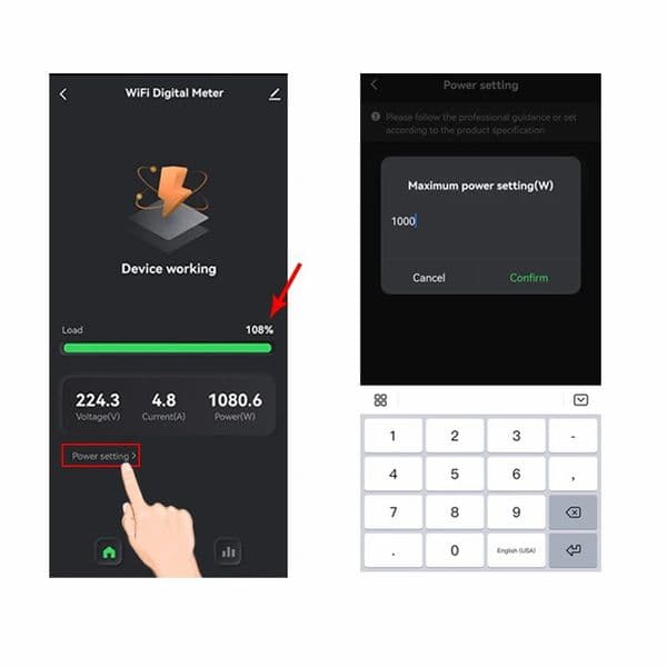 Tuya WIFI Smart Energy Meter AC100-240V CT Clamp App Control 80A Power Monitor Electricity Statistics 50/60Hz Intelligent Life