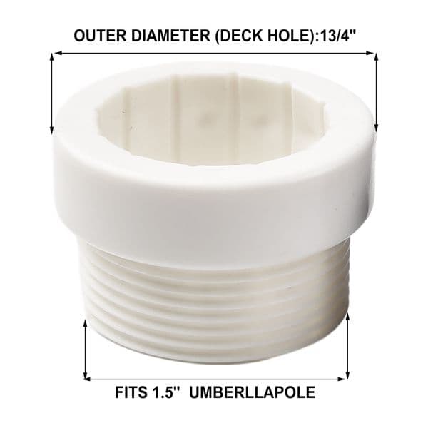Umbrella Parts Pole Stabilizers Accessories Durable Plastic Pool Sleeves - Sturdy Umbrella Umbrella Stabilizer