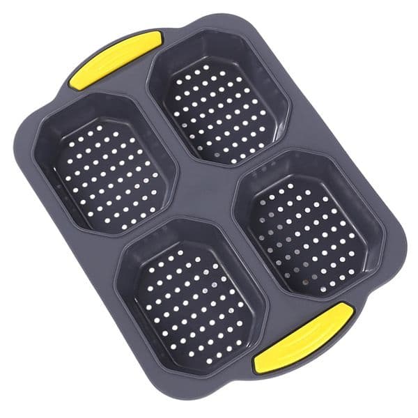 Kitchen Bread Pan Multi-use Baking Pan Bread Baking Pan Silicone Hamburger Bun Pan Baking Tool