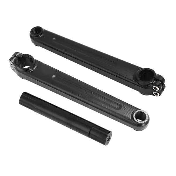 1pc Cranks BMX Crank Arms BMX 3-piece Cranks 175 mm Chrome Old School