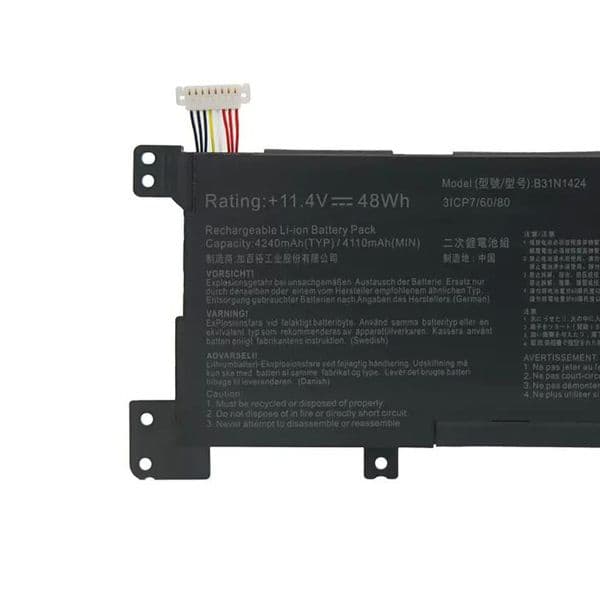 JCLJF new 11.4V 48Wh B31N1424 Laptop Battery For ASUS A400U A401L K401L K401U B5010 500 200 K401LB5010 K401LB5500 K401LB5200