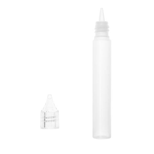 1/5pcs Needle Dropper Bottle Liquid Plastic 15ml Cosmetic Moisture Bottle Pen Shape Liquid Dispenser Bottle Travel Accessories
