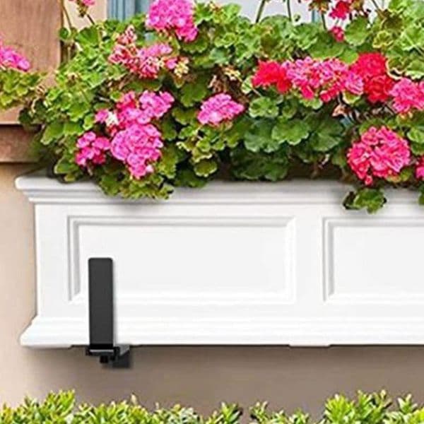Window Plant Box Holder Plant Hangings Bracket Outdoor Hanger Planter Hooks Baskets Planter Pots Adjustable Balcony Planters