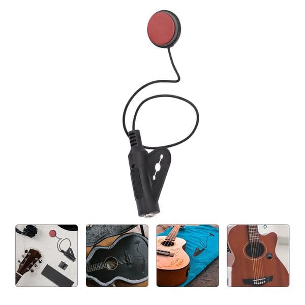Pickup Amplifier Guitar Sound Hole Accessory for Parts Piezo Pickups Transducer Electric