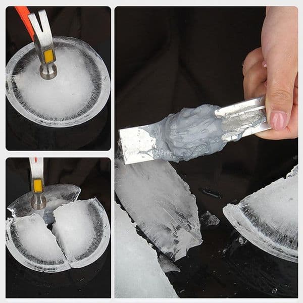 Strong Sealant AB Casting Adhesive Industrial Heat Resistance Cold Weld Metal Repair Paste Defect Repair Agent