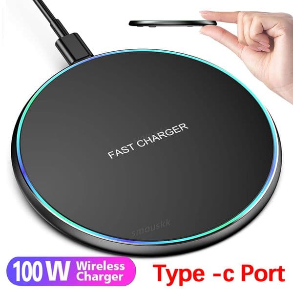 15W fast Wireless Charger For iPhone 16 15 14 Pro Xs Max Mini Xr Induction Fast Charging Pad For Samsung S22 S21 S8 S9 S10 Note