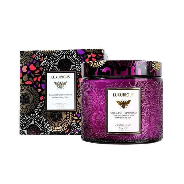 Gemos 4.3/8.8 oz Natural Soy Candle Long lasting Fragrance Candle Home Smoke free Burning Fragrance Candle Female Gift X241004