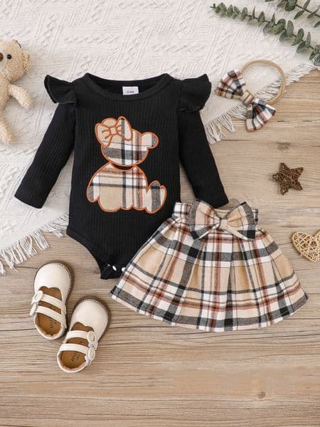 kids clothes Brother sister costume baby boy designer romper Girl 0-2 Years Newborn Long Sleeve Spring Autumn Jumpsuit Set 3pcs