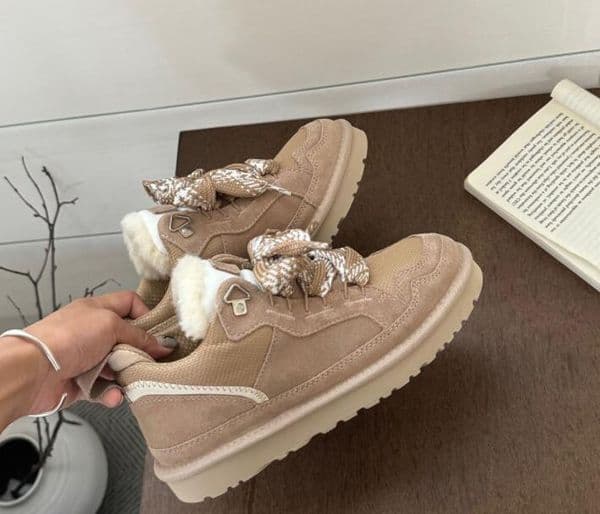 Designer Shoes High Quality Merchants Hot Classic Low Mel Casual Shoes Lowmel Autumn Winter Women Snow Top Cozy Sheepskin Sport Casual Boots With Box F