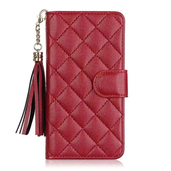 Designer Classics Leather Phone Cases For iPhone 15 14 Pro Max 13 12 Mini 11 Xs XR X 8 7 14Plus Fashion Wristband Lanyard Print Back Cover Luxury Shell Wallet Flip Case 22
