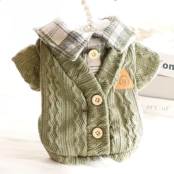 Dog clothing sweaters cat clothing dog shirts large dogs pet coats cardigans dog vests 240929