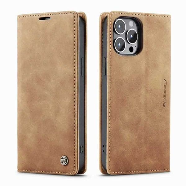Luxury Case Suitable for iPhone 15 Pro Max 14 Pro 13 12 Mini 11 Xs Xr 7 8 6 Plus SE 5 S matte leather magnetic flip phone case Z241008