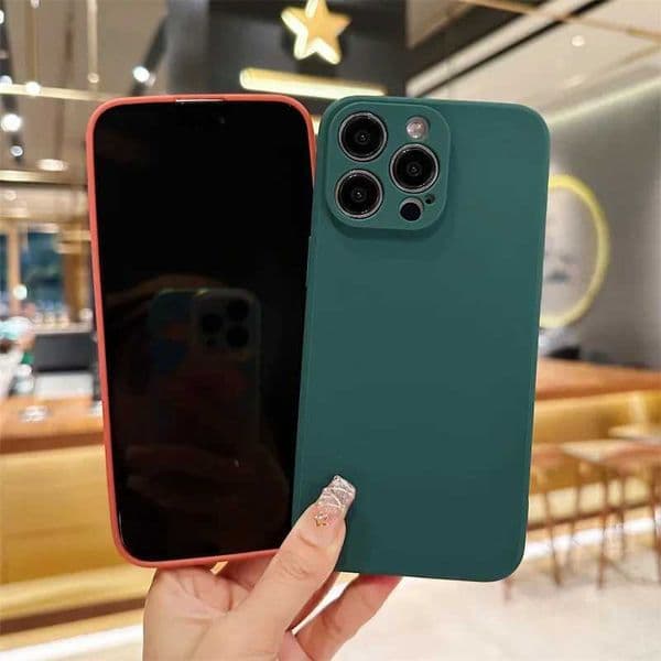 Cellphone Case Candy Color phone case suitable for iPhone 16 15 14 13 12 Mini 11 Pro Max Plus shock-absorbing silicone soft TPU back cover G241008