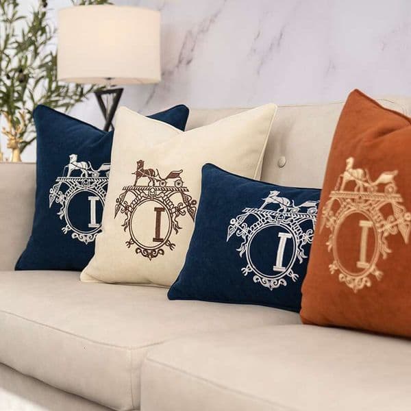 STOCK Square Designer Decorative Pillow S Designers Cotton Letter Decor Living Room Cushion Free Shipping