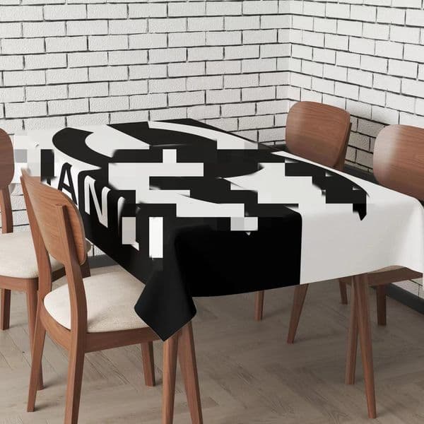 Modern simple black and white designer tablecloth dining table coffee table desk decorative tablecloth atmosphere layout scenery Fashion