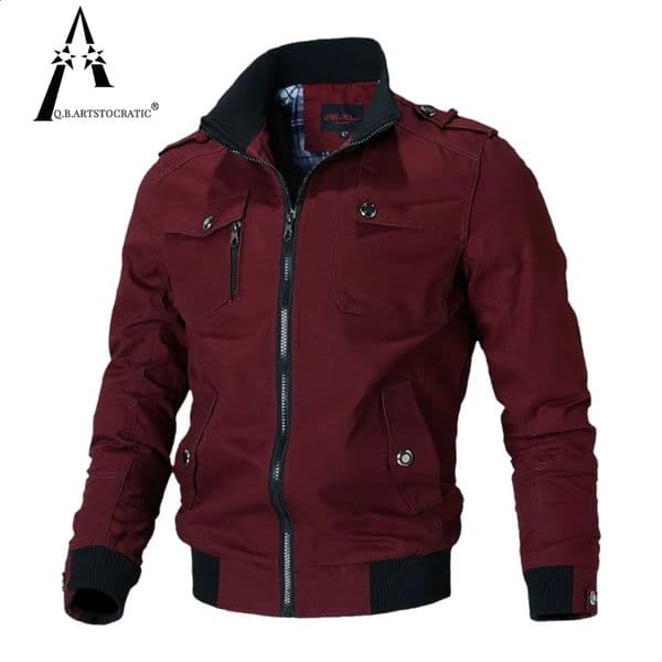 Bomber jacket mens fashionable casual windproof jacket mens jacket spring/summer jacket ultra-thin military jacket mens jacket 241007