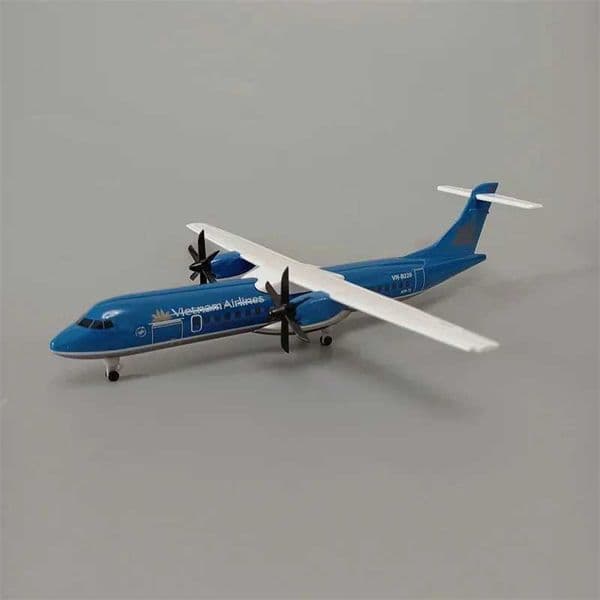 NEW 20cm Vietnam Airlines ATR Airways Alloy Metal Diecast Airplane Model Plane Model Aircraft w Wheels Landing Gears PropellersXJ241010