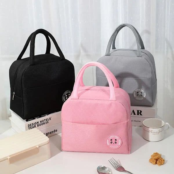 Insulated Lunch Bag Fresh Cooler Thermal Bags Portable Box Ice Pack Tote Food Zipper Camping Picnic Large Capacity 240925