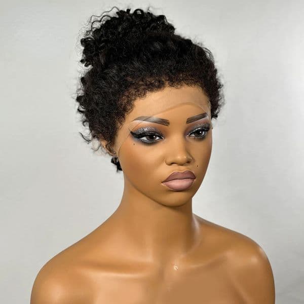 250 Density 360 Full Hd Lace Front Human Hair Pre Plucked 30 Inch Glueless Black 13X4 Deep Curly Wave Frontal Wig Preplucked AAA