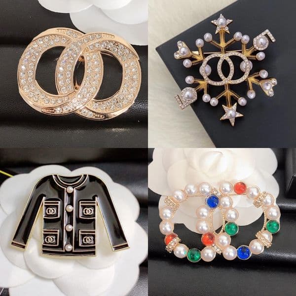 Designer Geometric Crystal Brooches Cross Semicircle Letter Womens Brooch Exquisite Design 18K Gold Brooch Fashion Pins Love Gifts Jewelry Halloween Gifts