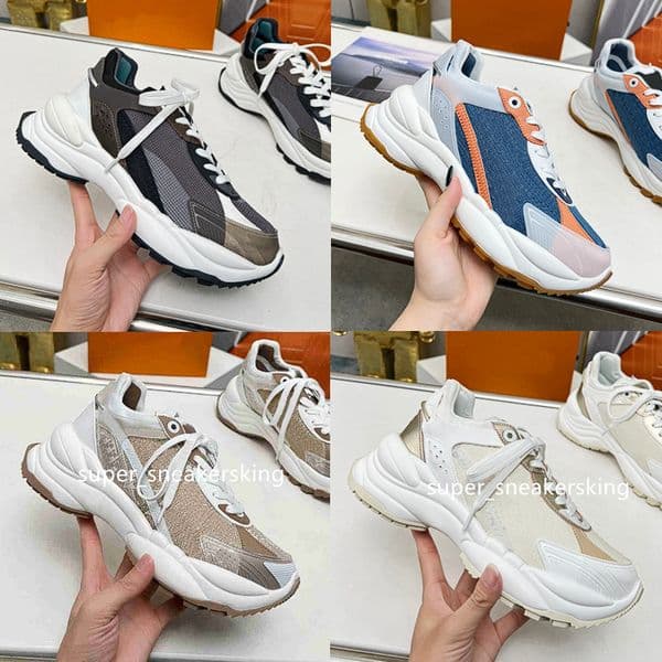 Designer Shoes Classic Run 55 Sneakers Running Trainers Fashion Classic Rubber Platform Sneaker Leather Outdoors Sneakers