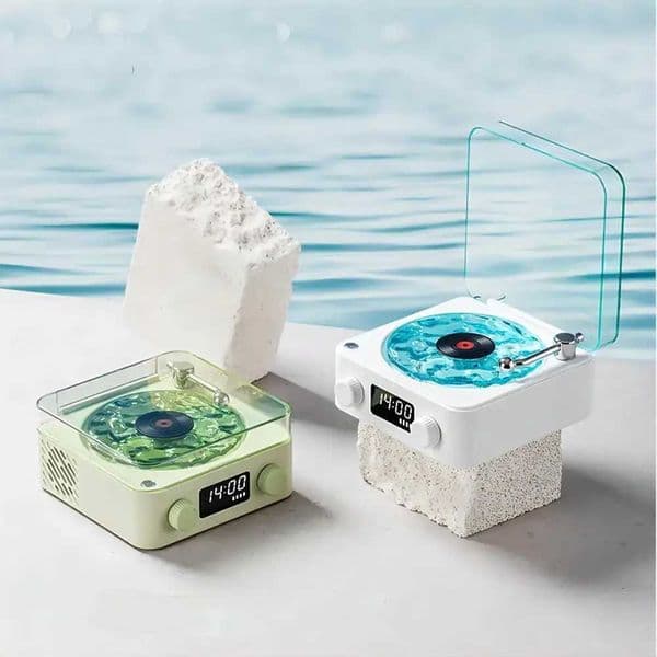 Mini retro white noise Bluetooth speaker portable retro sleep assist Bluetooth speaker with RGB lights and TF card support subwoofer CL241016
