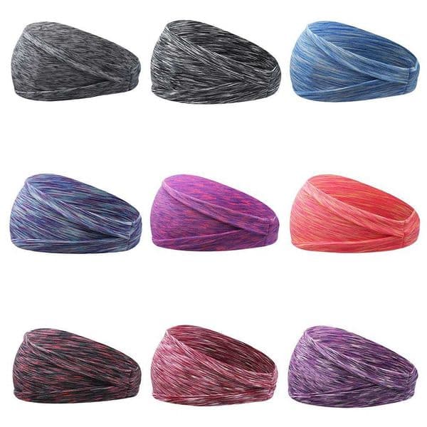 Ear Muffs Men Women Yoga Fitness Headwear Sport Hairbands Absorbing Sweat Hairbands Head Band Yoga Headbands z241015